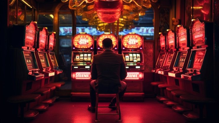 Tampilan neon total4d di layar ponsel